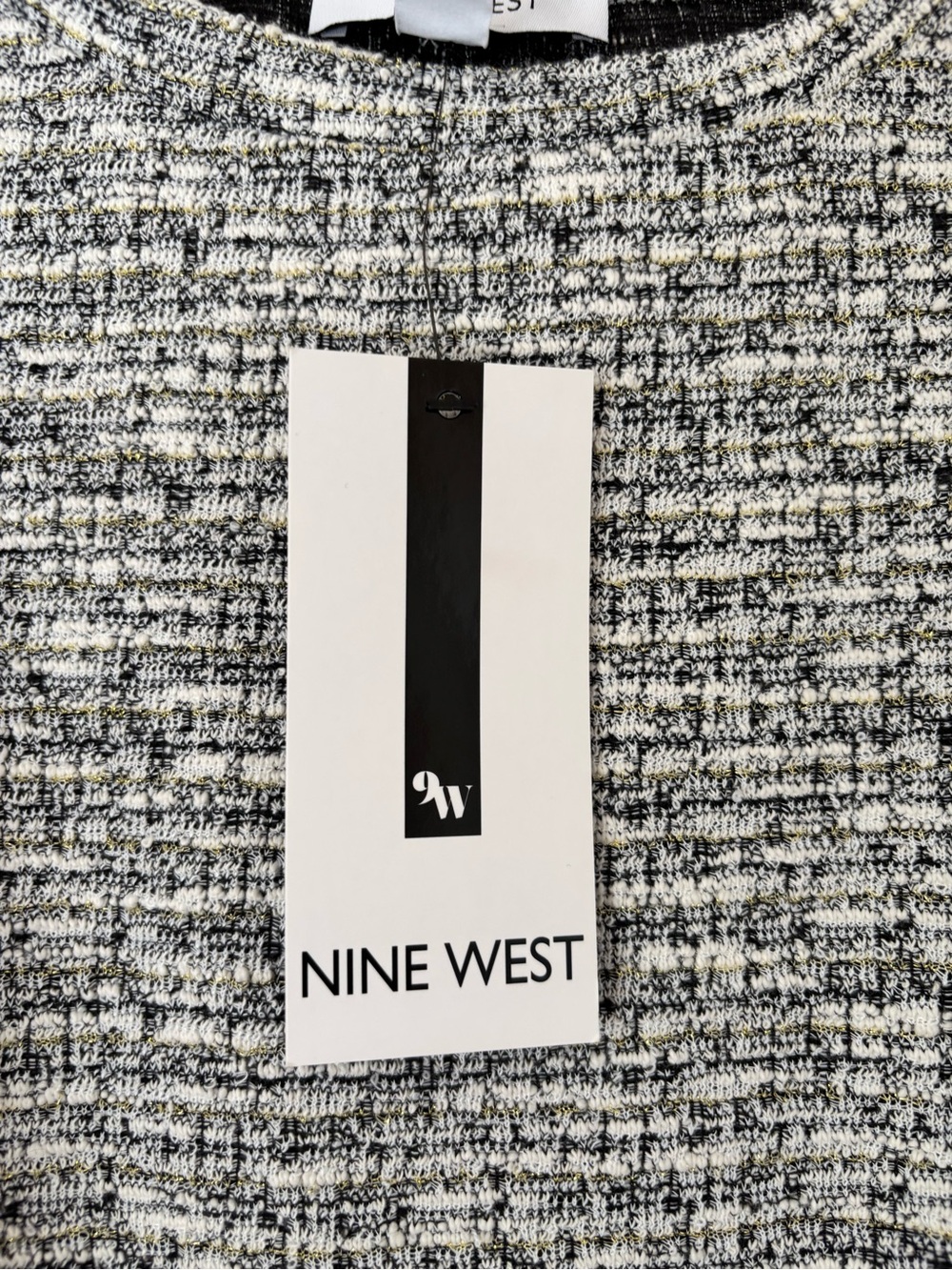 Nine West Textured Long Sleeve Shirt size L - brand new with tag - Picture 4 of 7